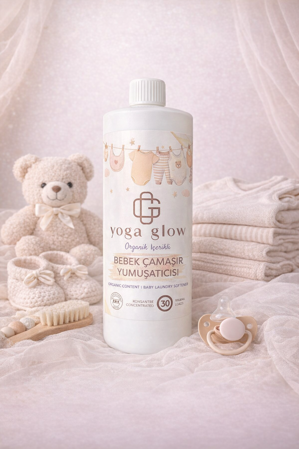 Yoga Glow Organik İçerikli Bebek Çamaşır Yumuşatıcısı 1 lt