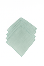 Mint Müslin Ağız Silme Mendili 5'li - %100 Pamuk