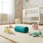 Petrol Mavisi Müslin Bebek Battaniyesi -%100 Pamuk