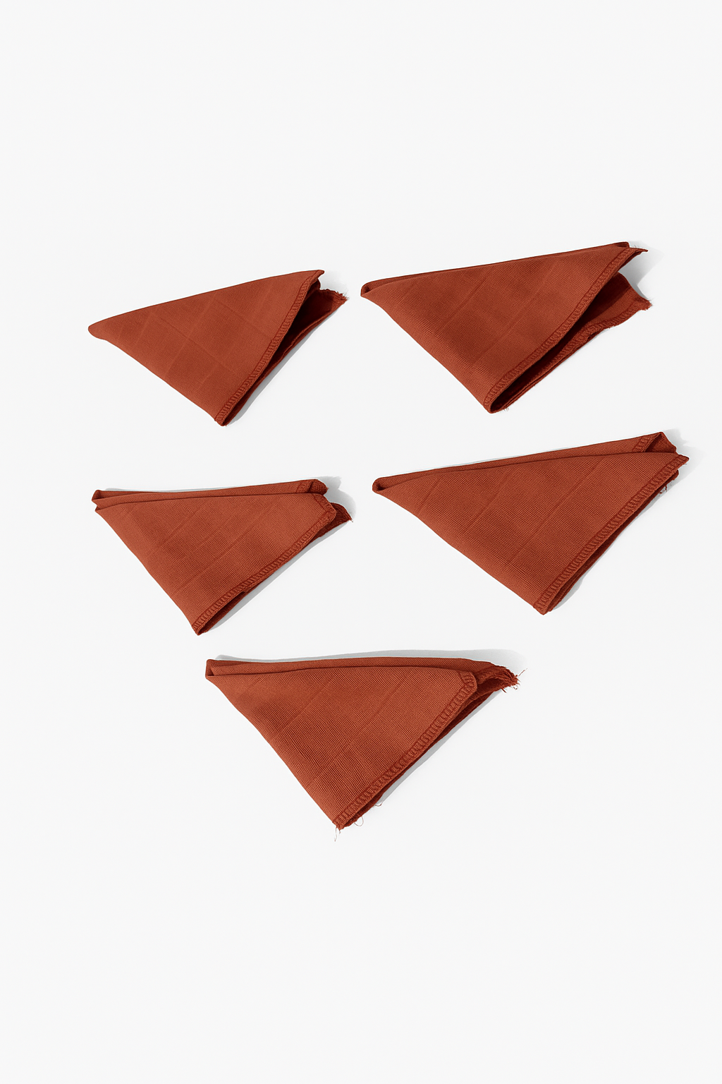 Tarçın Müslin Ağız Silme Mendili 5'li - %100 Pamuk